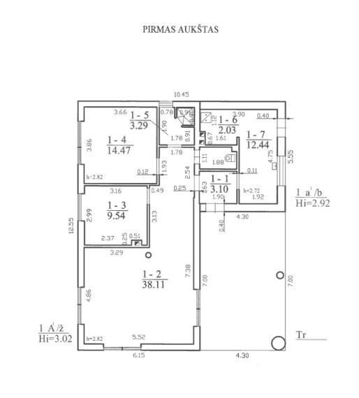 Parduodamas namas Ramygalos vs., Panevėžio r. sav., 84.21 m2 ploto, 1 aukštai 9