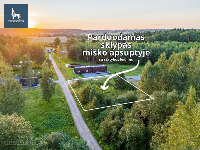 Parduodamas  sklypas Paribio g., Paliepių k., Vilniaus r. sav., 15 a ploto 2