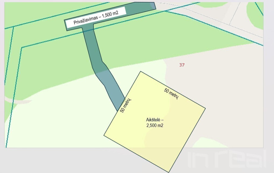 Nuomojama aikštelė šalia A1 magistralės, Vilniaus m. sav., Grigiškės, Krautuvių g., nuo 25 Arų ploto 3