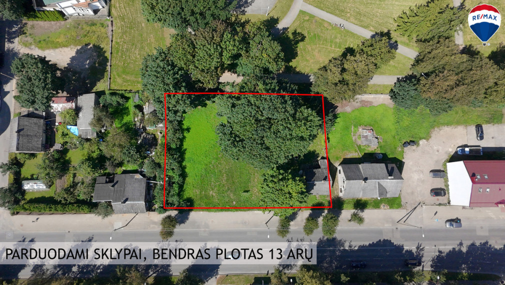Parduodamas sklypas Žemaitės g., Centre, Šiauliuose, 13 a ploto 1