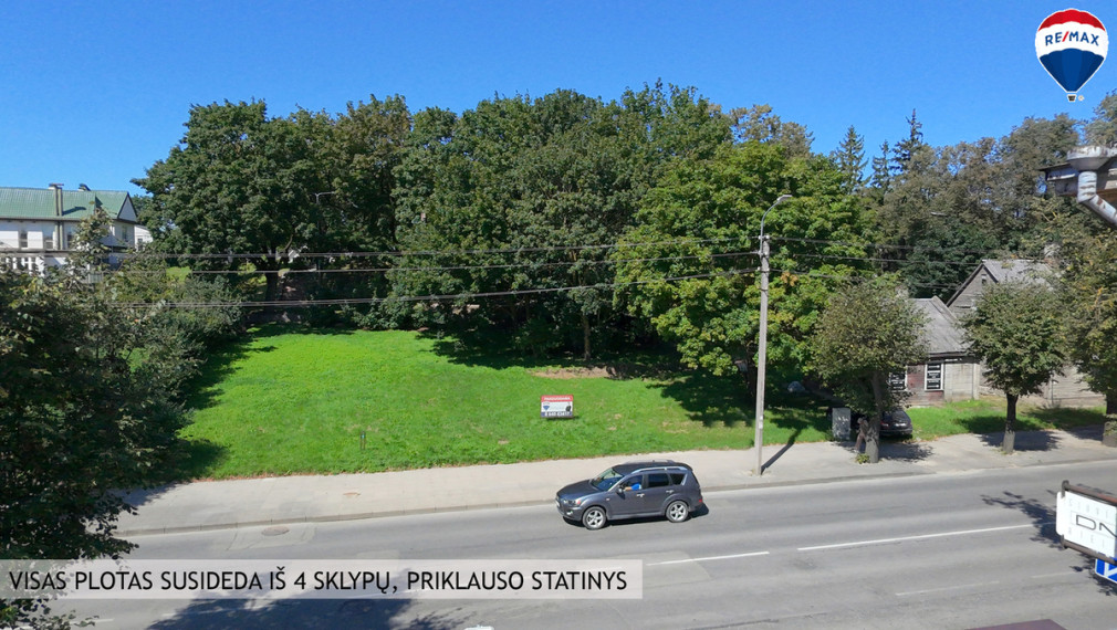 Parduodamas sklypas Žemaitės g., Centre, Šiauliuose, 13 a ploto 2