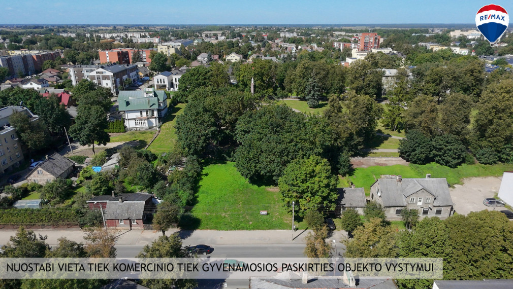 Parduodamas sklypas Žemaitės g., Centre, Šiauliuose, 13 a ploto 4
