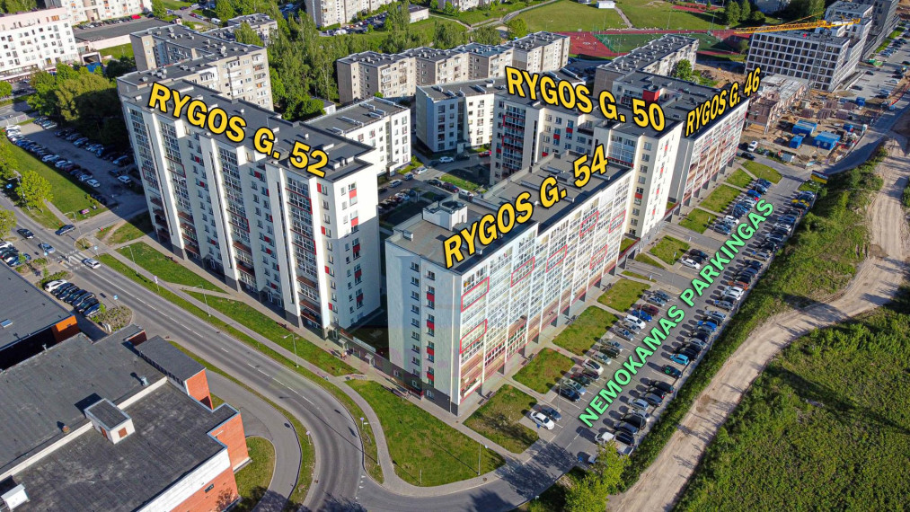Parduodamas butas Rygos g., Justiniškės, Vilniaus m., Vilniaus m. sav., 40.81 m² ploto 1 kambarys 24
