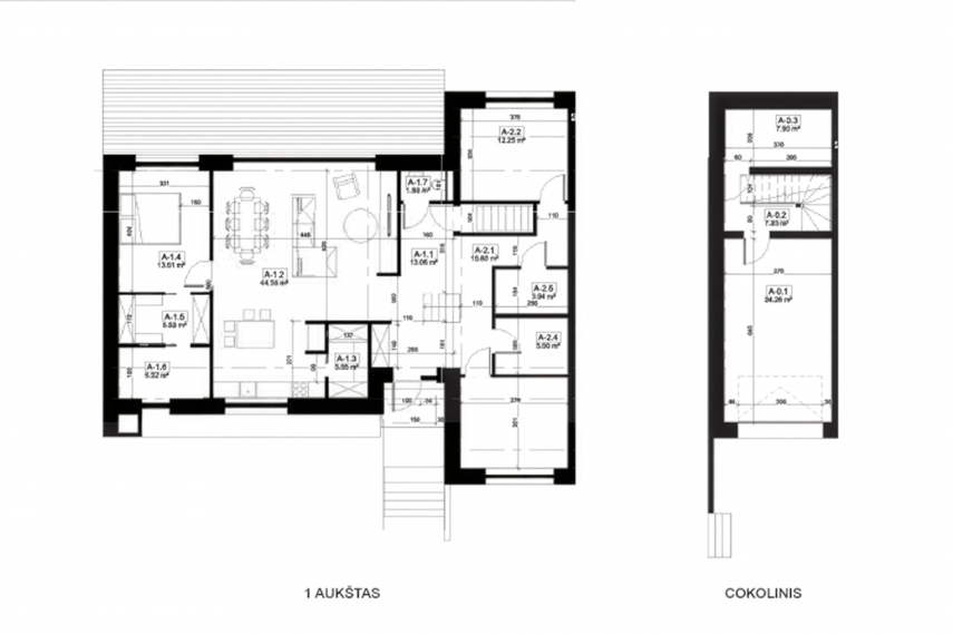 Parduodamas namas Žemuogių g., Bajorai, Vilniaus m., Vilniaus m. sav., 171.50 m² ploto 4 kambariai 11