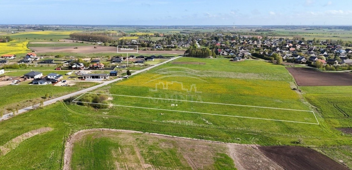 Parduodamas  sklypas Girkalių k., Klaipėdos r. sav., 26 a ploto 3