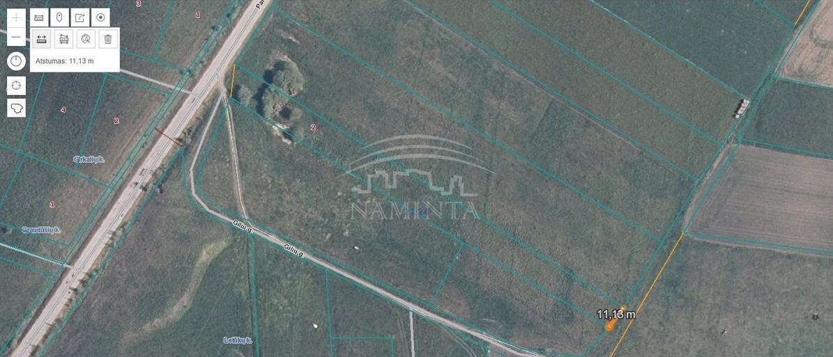 Parduodamas  sklypas Girkalių k., Klaipėdos r. sav., 26 a ploto 7