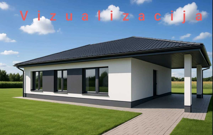 Parduodamas namas Mažųjų Kabiškių k., Vilniaus r. sav., 102 m2 ploto, 1 aukštai 14