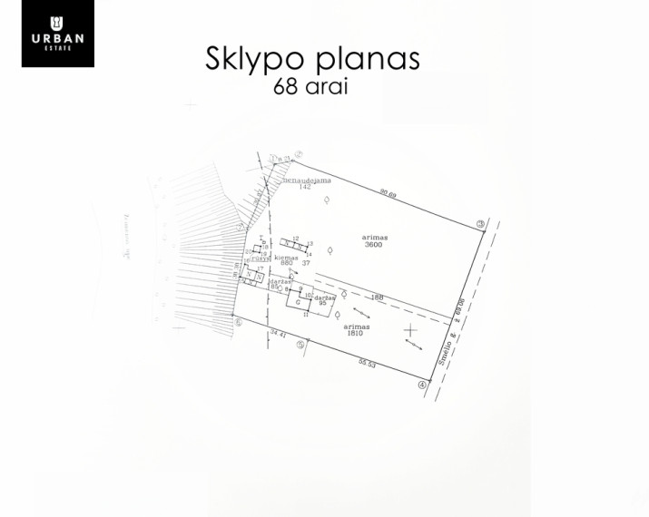 Parduodamas sklypas Družilių k., 91.42 a ploto 9