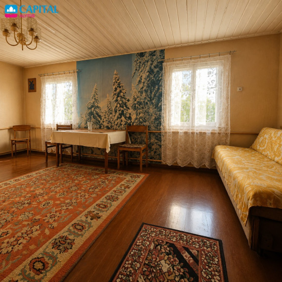 Parduodamas namas Laukų g., Ulyškų k., Alytaus r. sav., 49.95 m2 ploto, 1 aukštai 9