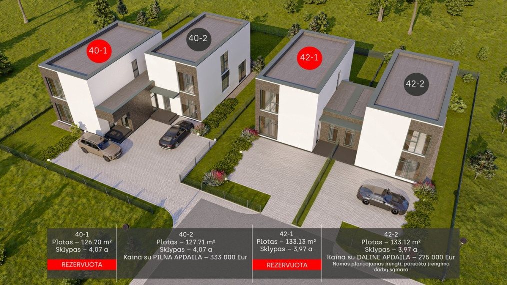 Parduodamas namas Grendavės g., Aukštieji Paneriai, Vilniaus m., Vilniaus m. sav., 133 m2 ploto, 2 aukštai 4