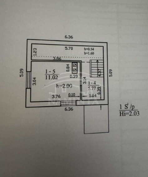Parduodamas namas Gručeikių k., Klaipėdos r. sav., 44 m2 ploto, 2 aukštai 9