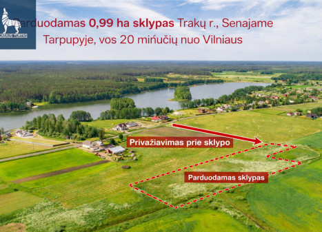 Parduodamas sklypas Senojo Tarpupio k., Trakų r. sav., 99 a ploto Parduodamas sklypas Senojo Tarpupio k., Trakų r. sav., 99 a ploto