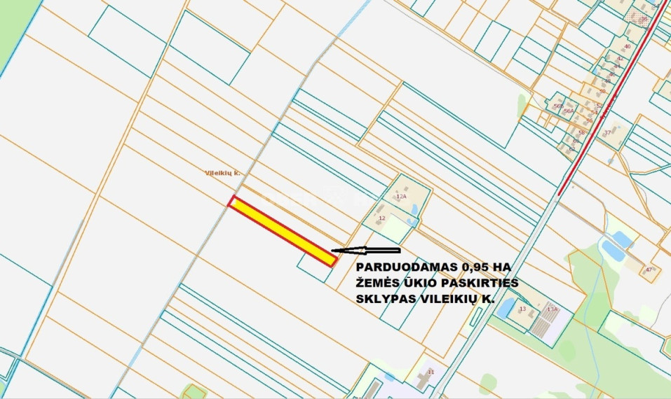 Parduodamas žemės ūkio paskirties sklypas Pakapės k., Šiaulių r. sav., 245 a ploto 13