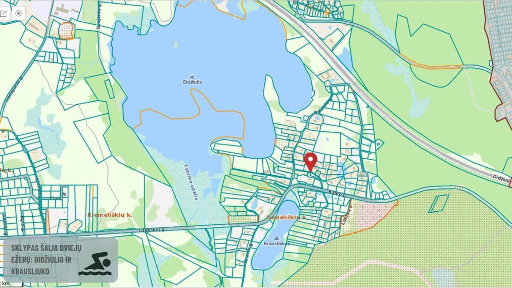 Parduodamas  sklypas Kalno g., Dėdeliškių k., Trakų r. sav., 9.11 a ploto 14