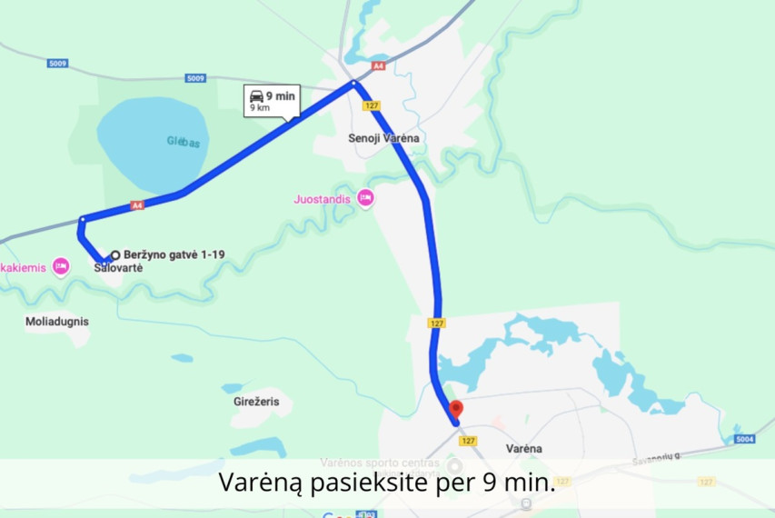 Parduodamas namas Varėnos r. sav., Salovartės k., Beržyno, 38 m2 ploto, 1 aukštai 22