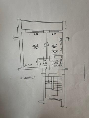 Parduodamas butas Stadiono g., Akmenės m., Akmenės r. sav., 28.91 m² ploto 1 kambarys 12