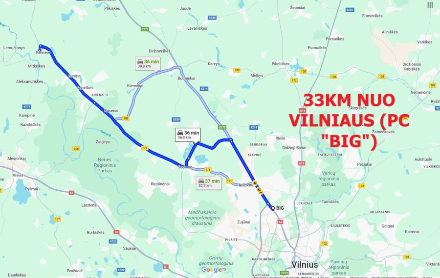 Parduodamas namas Traidenio g., Kernavės mstl., Širvintų r. sav., 192 m2 ploto, 1 aukštai 13
