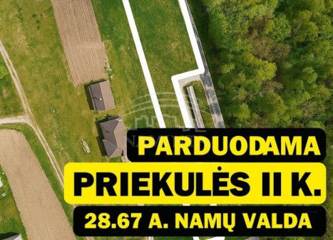 Parduodamas  sklypas Priekulės II k., Klaipėdos r. sav., 28 a ploto