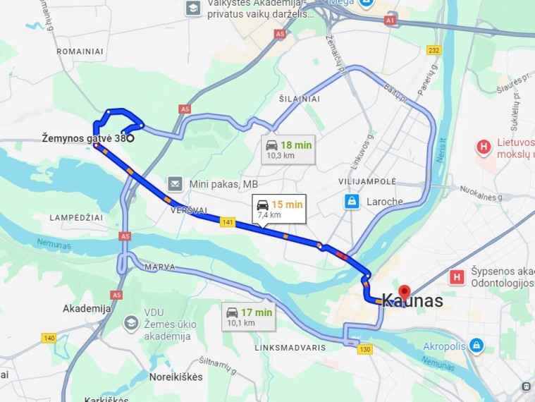 Parduodamas kitos paskirties sklypas Žemynos g., Aukštutiniai Kaniūkai, Kauno m., Kauno m. sav., 9.26 a ploto 9