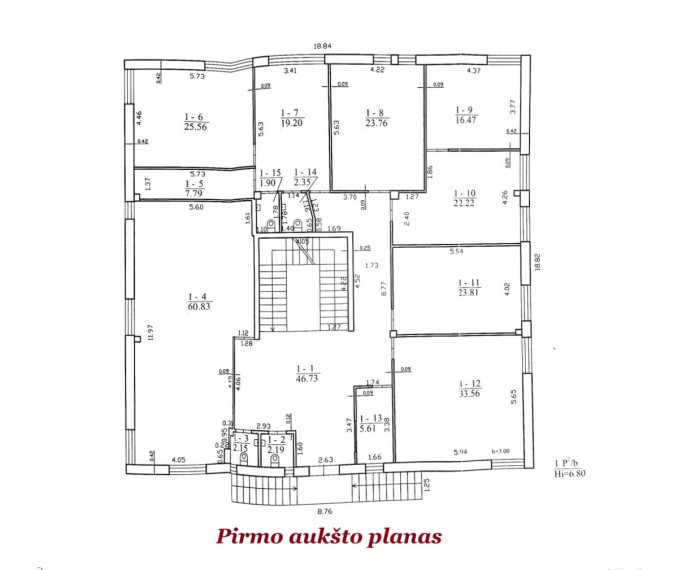 Parduodamos administracinės, gamybinės, kitos paskirties, paslaugų, prekybos patalpos Telšių g., Naujininkai, Vilniaus m., Vilniaus m. sav., 938.85 m2 ploto 26