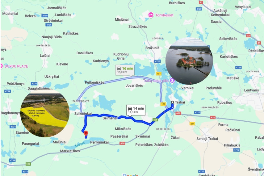Parduodamas  sklypas Markininkų k., Trakų r. sav., 286.51 a ploto 7