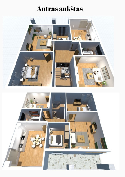 Parduodamas namas Liepojos g., Mažojo kaimelio, Klaipėdos m., Klaipėdos m. sav., 321.62 m2 ploto, 3 aukštai 51