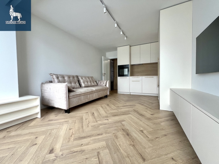 Nuomojamas butas Fabijoniškių g., Fabijoniškės, Vilniaus m., Vilniaus m. sav., 30 m2 ploto, 1 kambariai 3