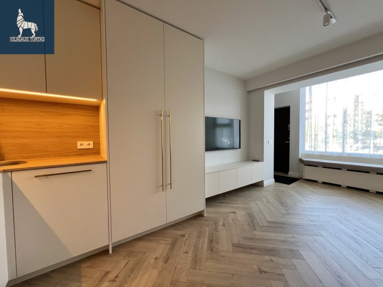 Nuomojamas butas Fabijoniškių g., Fabijoniškės, Vilniaus m., Vilniaus m. sav., 30 m2 ploto, 1 kambariai 7