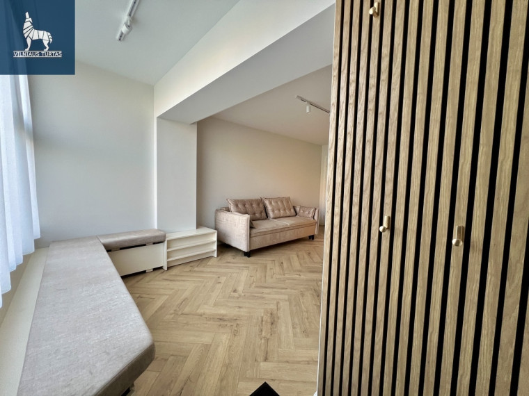 Nuomojamas butas Fabijoniškių g., Fabijoniškės, Vilniaus m., Vilniaus m. sav., 30 m2 ploto, 1 kambariai 10
