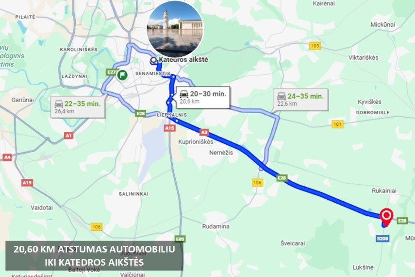 Parduodamas  sklypas Užukenės k., Vilniaus r. sav., 211 a ploto 21