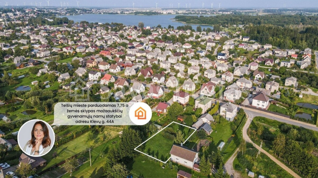 Parduodamas  sklypas Klevų g., Telšių m., Telšių r. sav., 7.75 a ploto 1