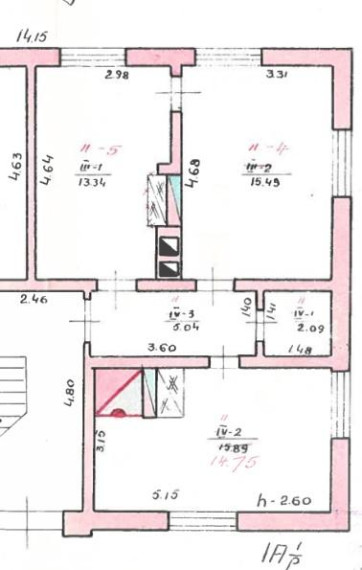 Parduodamas butas Jutkonių k., Panevėžio r. sav., 50.71 m² ploto 2 kambariai 15