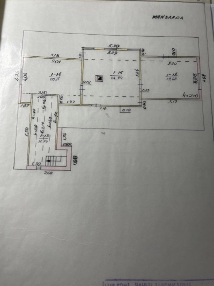 Parduodamas namas Baisogalos mstl., Radviliškio r. sav., 214.01 m² ploto 10 kambarių 25