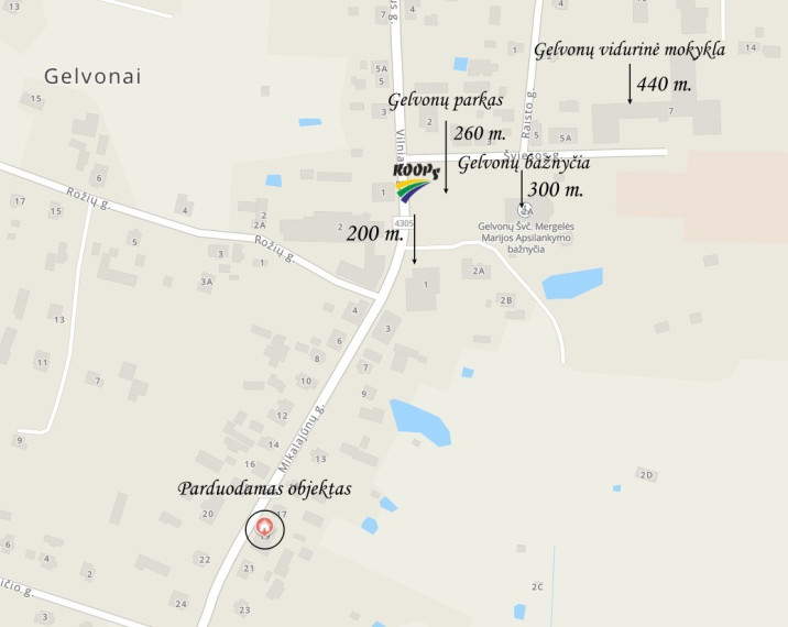 Parduodamas namas Mikalajūnų g., Gelvonų mstl., Širvintų r. sav., 124.93 m2 ploto, 1 aukštai 16