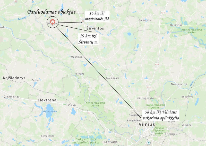 Parduodamas namas Mikalajūnų g., Gelvonų mstl., Širvintų r. sav., 124.93 m2 ploto, 1 aukštai 17