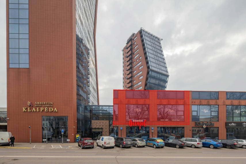 Nuomojamos  patalpos Naujojo Sodo g., Centras, Klaipėdos m., Klaipėdos m. sav., 195.54 m2 ploto 1