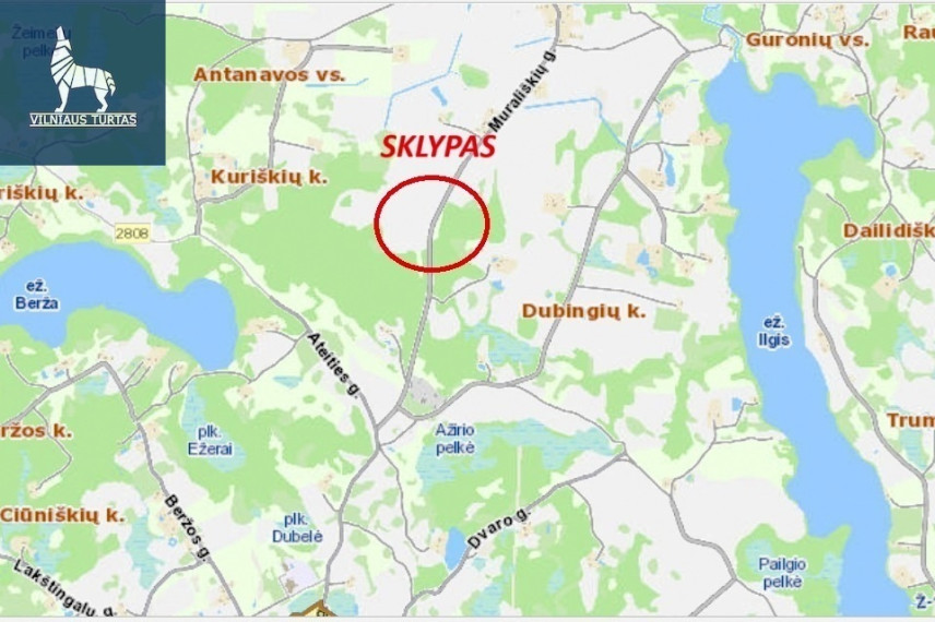 Parduodamas  sklypas Dubingių k., Molėtų r. sav., 11750 a ploto 9