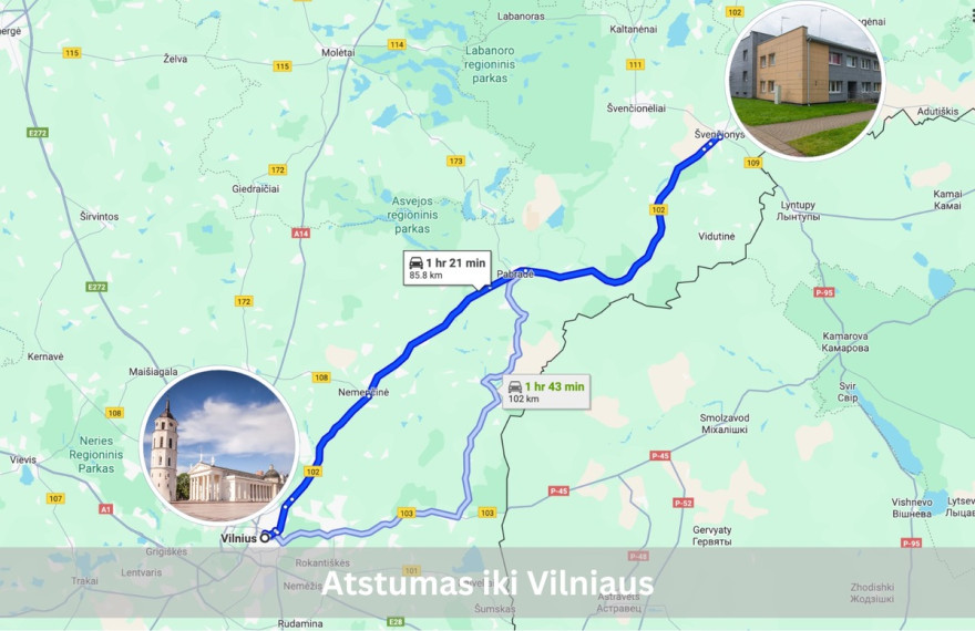 Parduodamas butas A. Rymo g., Švenčionių m., Švenčionių r. sav., 56.39 m2 ploto, 3 kambariai 19