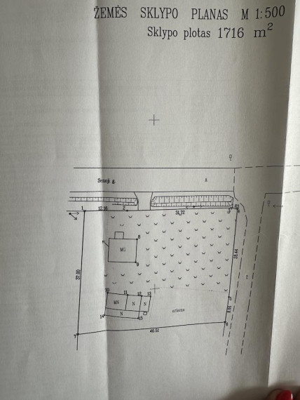 Parduodamas namas Senoji g., Pošupių k., Joniškio r. sav., 47.76 m² ploto 2 kambariai 20