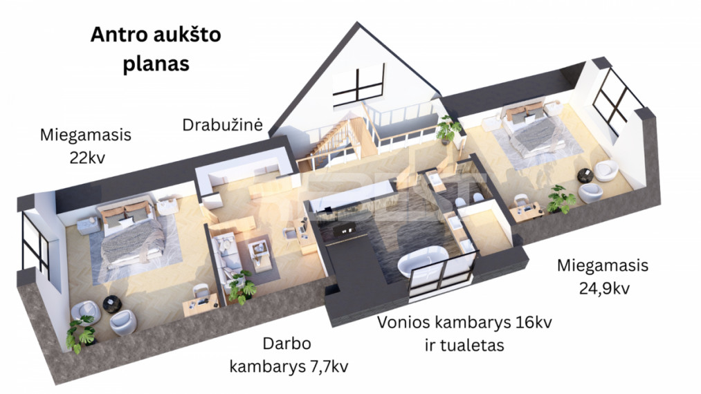 Parduodamas namų valdos paskirties sklypas Blužgalio k., Blužgalio k., Šiaulių r. sav., 571 a ploto 15