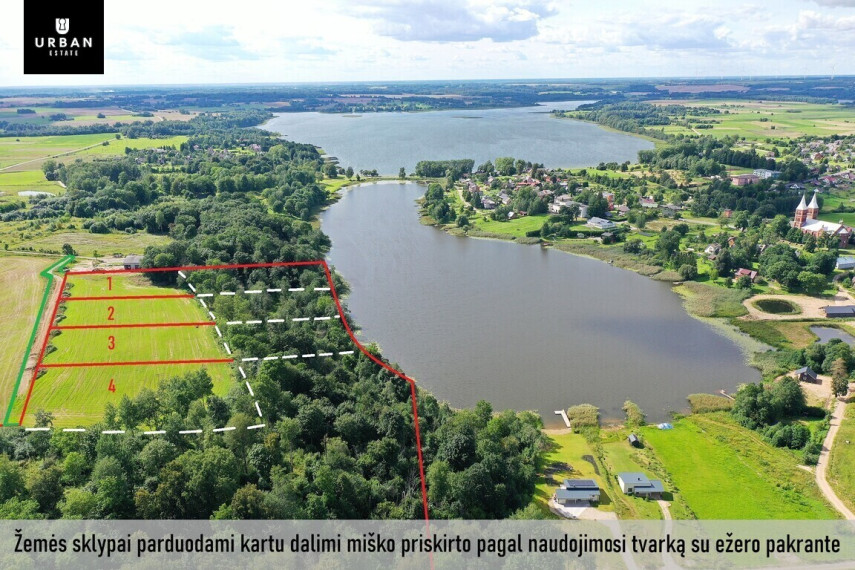 Parduodami namų valdos sklypai prie ežero Balninkų mstl. 1