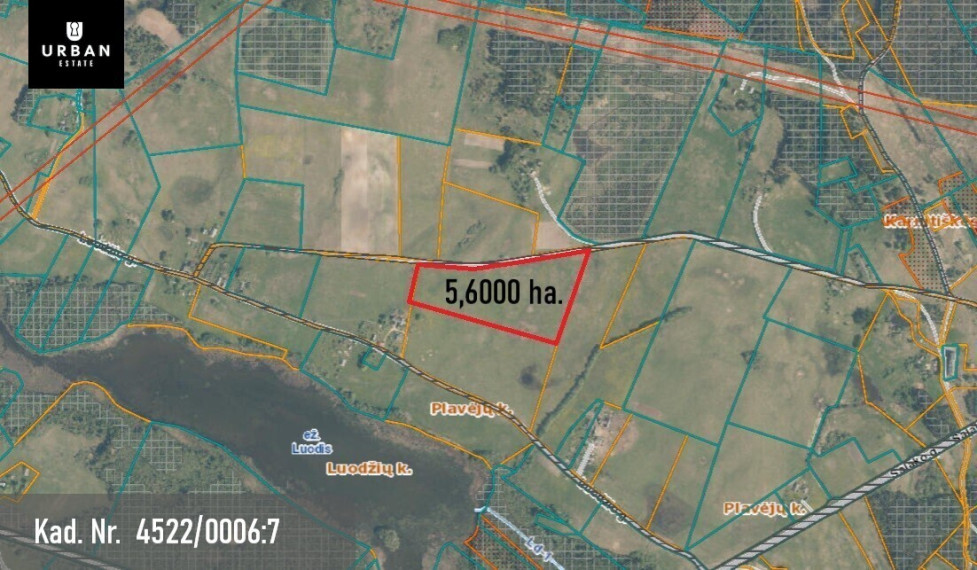 Parduodami sklypai Plavėjų k. Dūkšto sen. Ignalinos r. 11,45 ha. ploto žemės ūkio 1