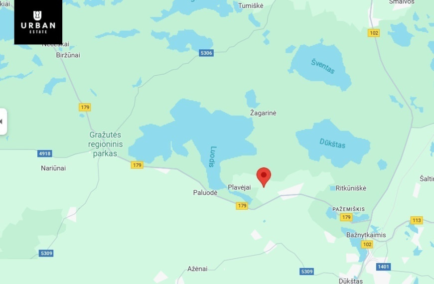 Parduodami sklypai Plavėjų k. Dūkšto sen. Ignalinos r. 11,45 ha. ploto žemės ūkio 5