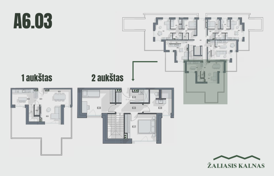 Parduodamas butas Varpo g., Žaliakalnis, Kauno m., Kauno m. sav., 75.40 m² ploto 4 kambariai 4