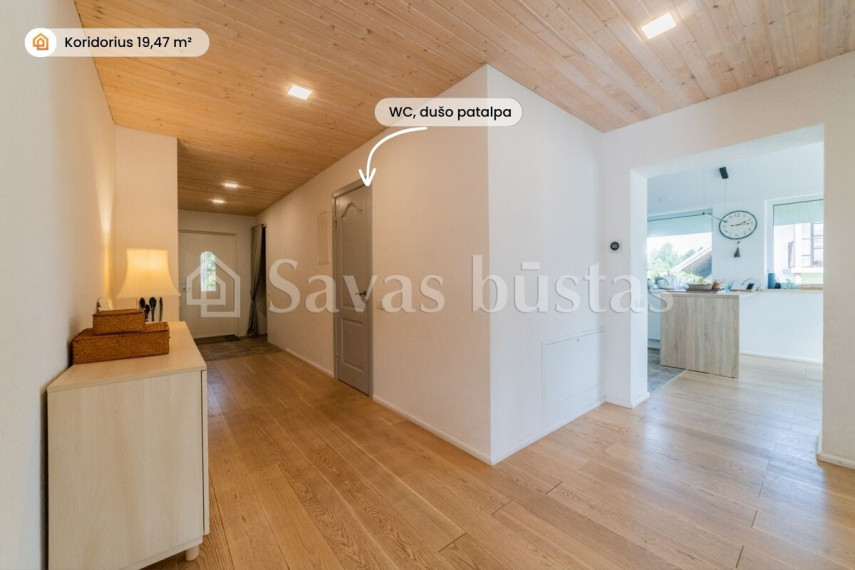 Parduodamas namas Serbentų g., Linartų k., Šiaulių r. sav., 183.21 m2 ploto, 1 aukštai 15