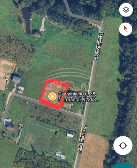 Parduodamas  sklypas Normantų k., Klaipėdos r. sav., 13 a ploto 3