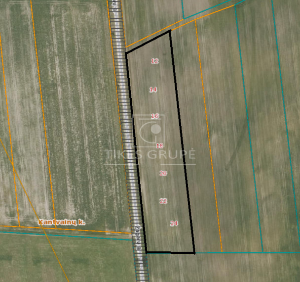 Parduodamas  sklypas Žagarų g., Agluonėnų k., Klaipėdos r. sav., 110 a ploto 3