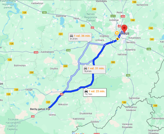 Parduodamas pilnai renovuotas namas Beržų g., Senosios Varėnos k., 56,42 kv.m ploto su sklypu 13.83 a 29