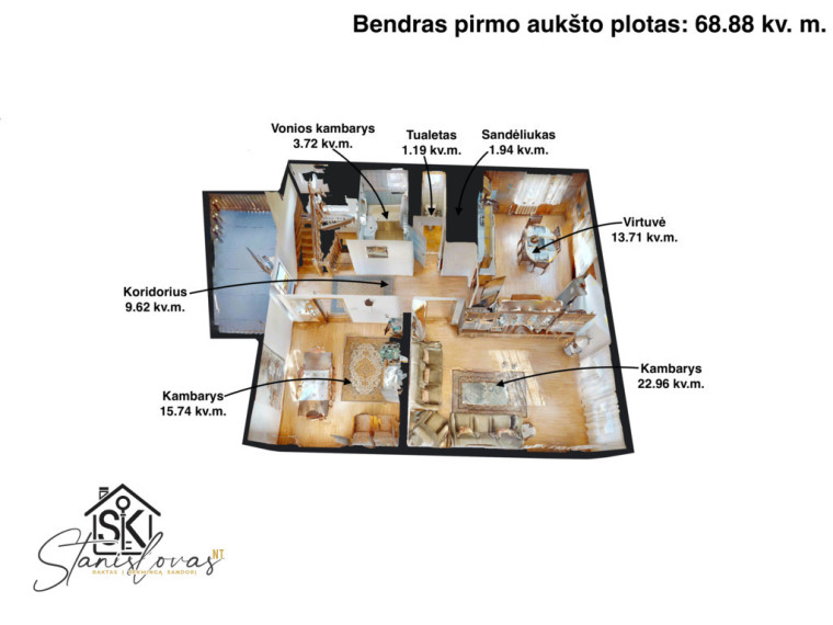 PARDUODAMAS GYVENAMASIS NAMAS SU ŪKINIU PASTATU ŠILUTĖJE, NENDRIŲ G. 7 6