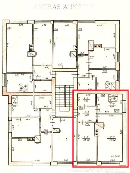 Parduodamas butas Kavolių I k., Jurbarko r. sav., 50.96 m² ploto 2 kambariai 13